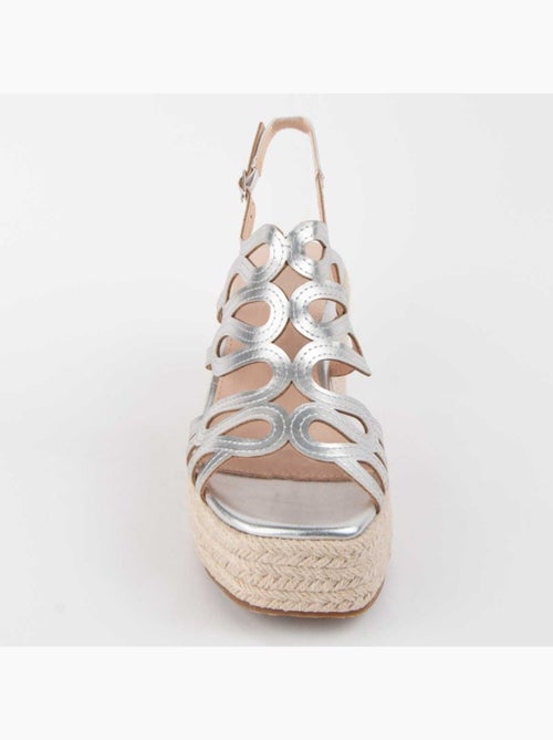 Sandalo Sparto Zeppa Materiale Sintetico Montevita - Kiabi