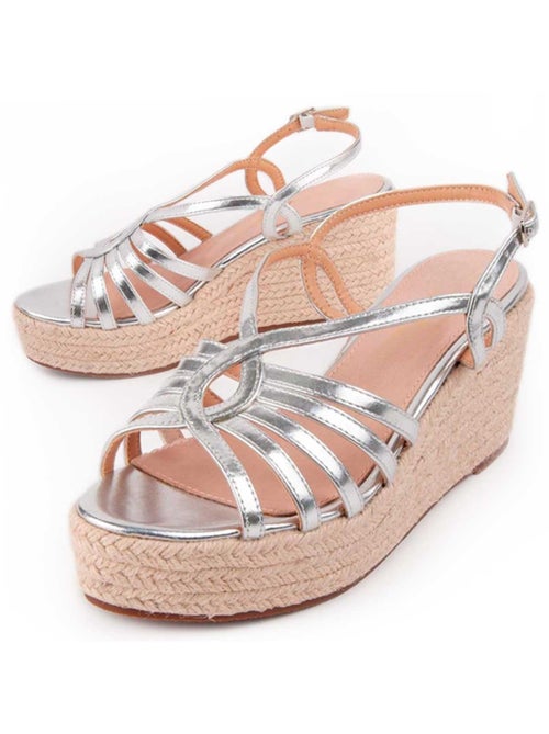 Sandalo Sparto Zeppa Materiale Sintetico Montevita - Kiabi