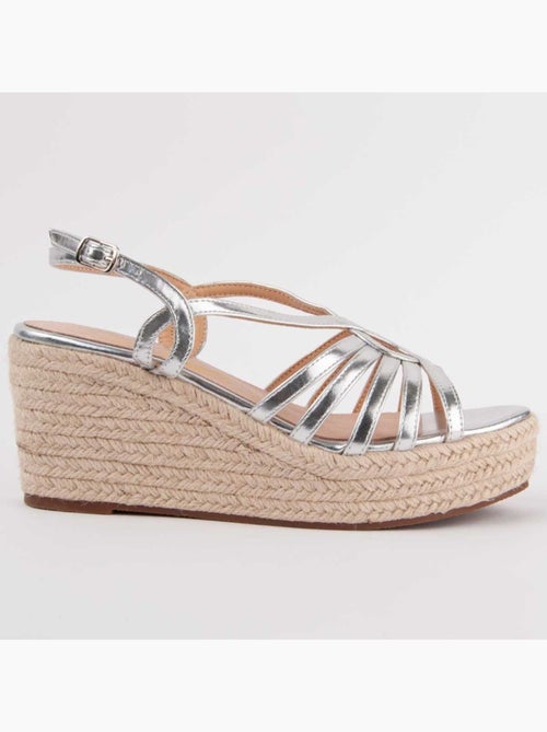 Sandalo Sparto Zeppa Materiale Sintetico Montevita - Kiabi