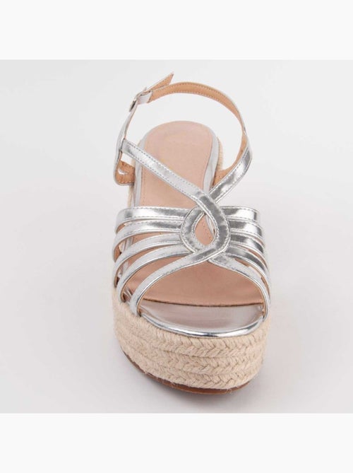 Sandalo Sparto Zeppa Materiale Sintetico Montevita - Kiabi