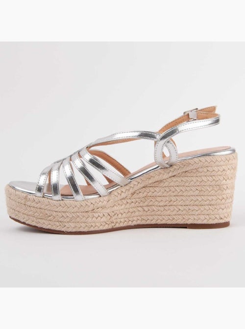 Sandalo Sparto Zeppa Materiale Sintetico Montevita - Kiabi