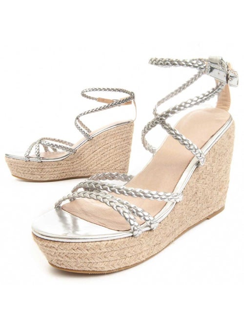 Sandalo Sparto Zeppa Materiale Sintetico Montevita - Kiabi