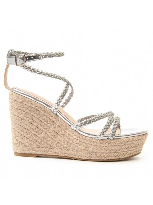 Sandalo Sparto Zeppa Materiale Sintetico Montevita - Kiabi