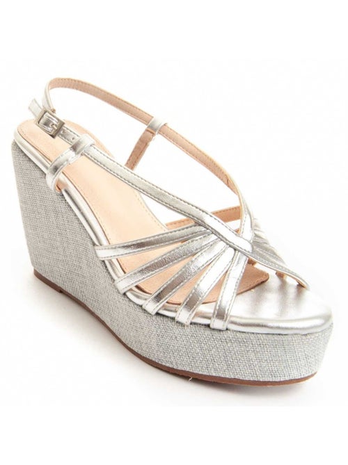 Sandalo Sparto Zeppa Materiale Sintetico Montevita - Kiabi