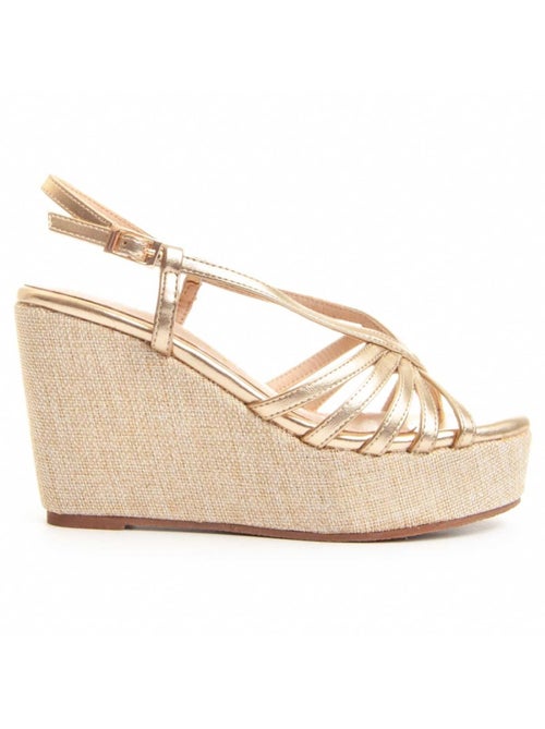 Sandalo Sparto Zeppa Materiale Sintetico Montevita - Kiabi