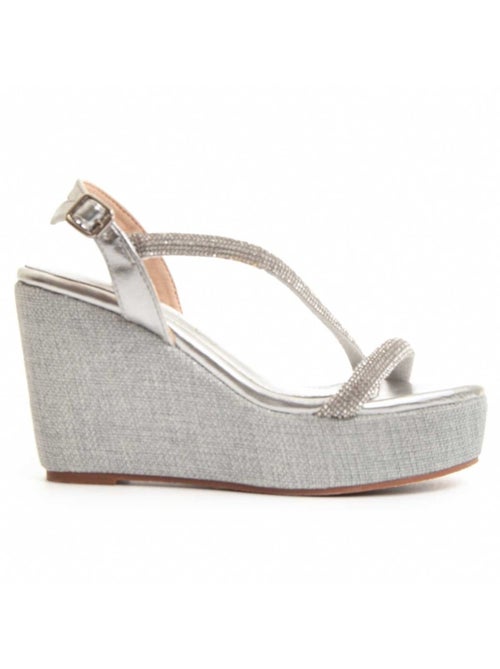 Sandalo Sparto Zeppa Materiale Sintetico Montevita - Kiabi