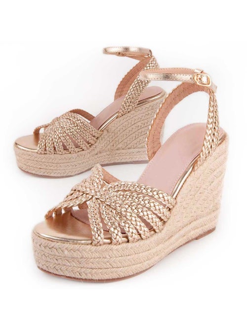 Sandalo Sparto Zeppa Materiale Sintetico Montevita - Kiabi