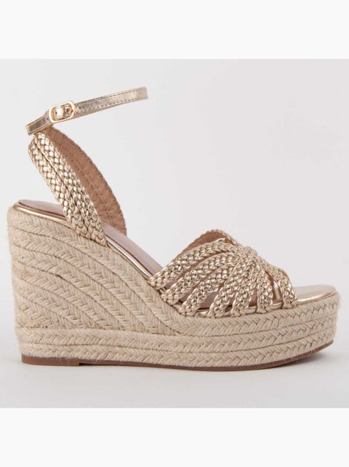 Sandalo Sparto Zeppa Materiale Sintetico Montevita - Kiabi