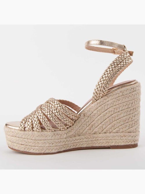 Sandalo Sparto Zeppa Materiale Sintetico Montevita - Kiabi