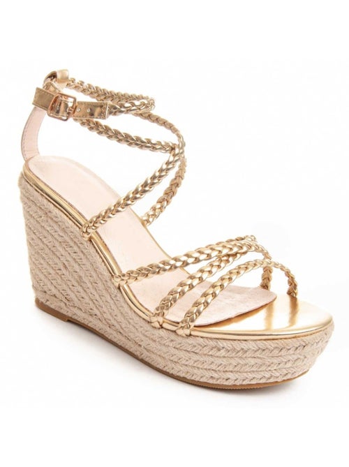 Sandalo Sparto Zeppa Materiale Sintetico Montevita - Kiabi