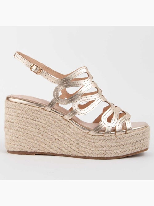 Sandalo Sparto Zeppa Materiale Sintetico Montevita - Kiabi