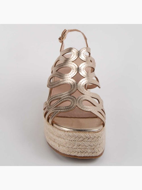 Sandalo Sparto Zeppa Materiale Sintetico Montevita - Kiabi