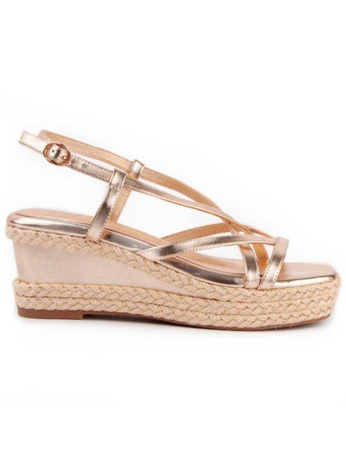 Sandalo Sparto Zeppa Materiale Sintetico Montevita - Kiabi