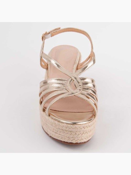 Sandalo Sparto Zeppa Materiale Sintetico Montevita - Kiabi