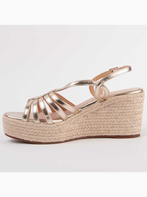 Sandalo Sparto Zeppa Materiale Sintetico Montevita - Kiabi