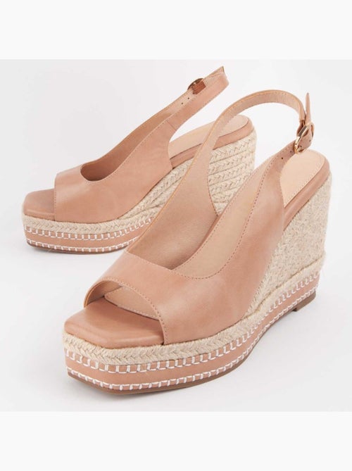 Sandalo Sparto Zeppa Materiale Sintetico Montevita - Kiabi