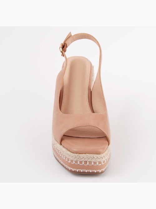 Sandalo Sparto Zeppa Materiale Sintetico Montevita - Kiabi