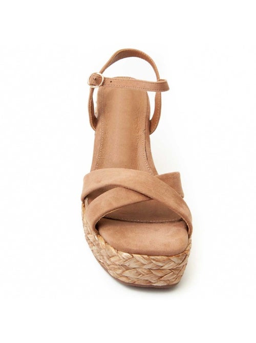 Sandalo Sparto Zeppa Materiale Sintetico Montevita - Kiabi