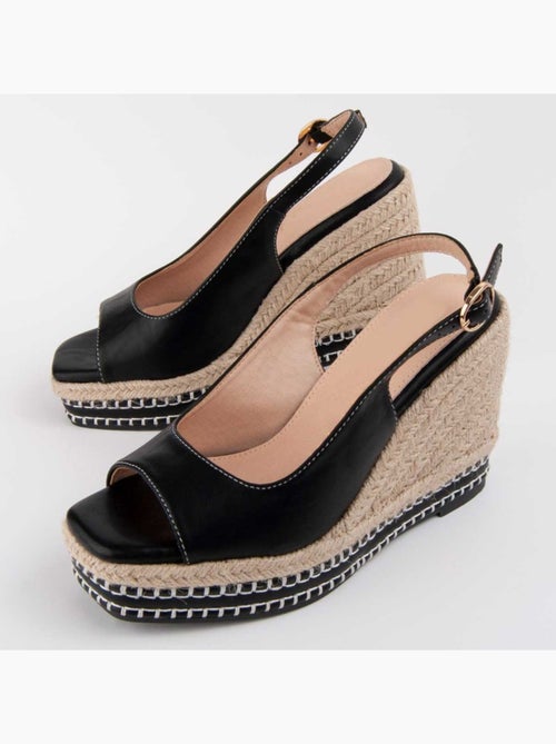 Sandalo Sparto Zeppa Materiale Sintetico Montevita - Kiabi