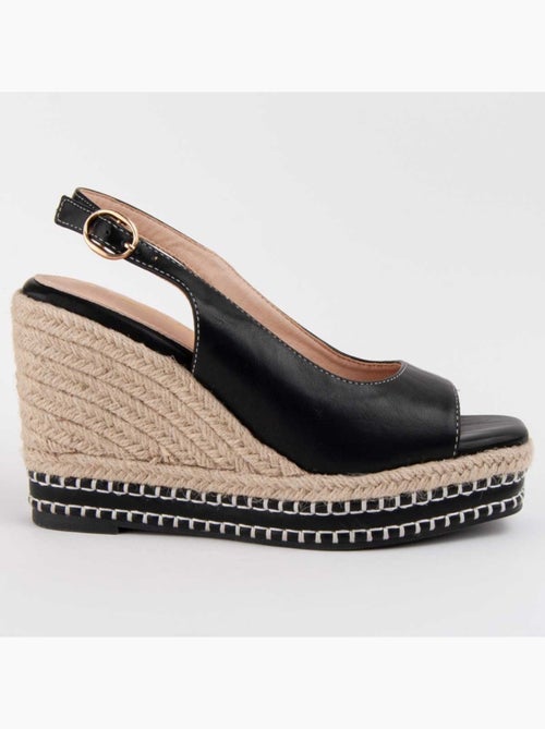 Sandalo Sparto Zeppa Materiale Sintetico Montevita - Kiabi