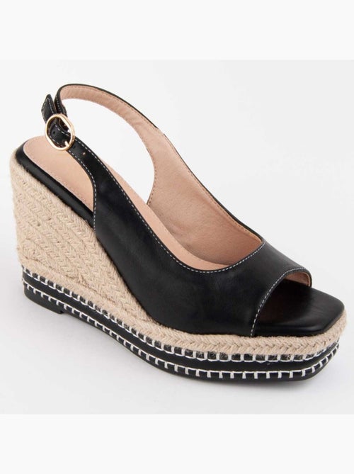 Sandalo Sparto Zeppa Materiale Sintetico Montevita - Kiabi