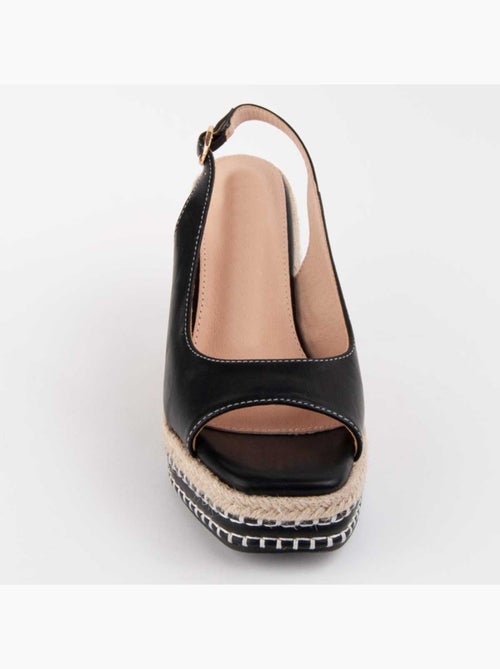 Sandalo Sparto Zeppa Materiale Sintetico Montevita - Kiabi