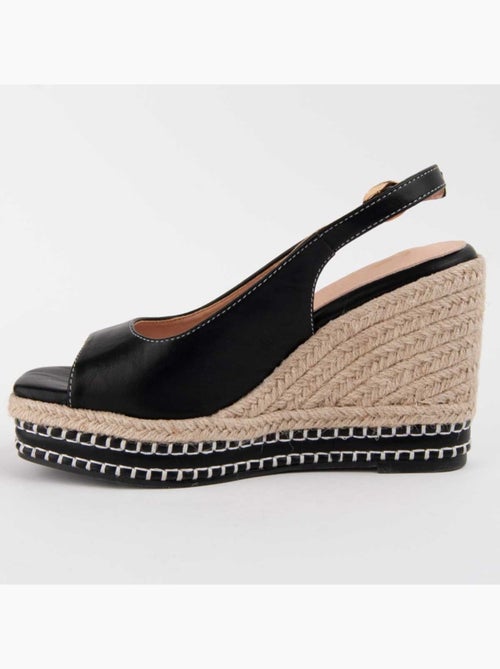 Sandalo Sparto Zeppa Materiale Sintetico Montevita - Kiabi