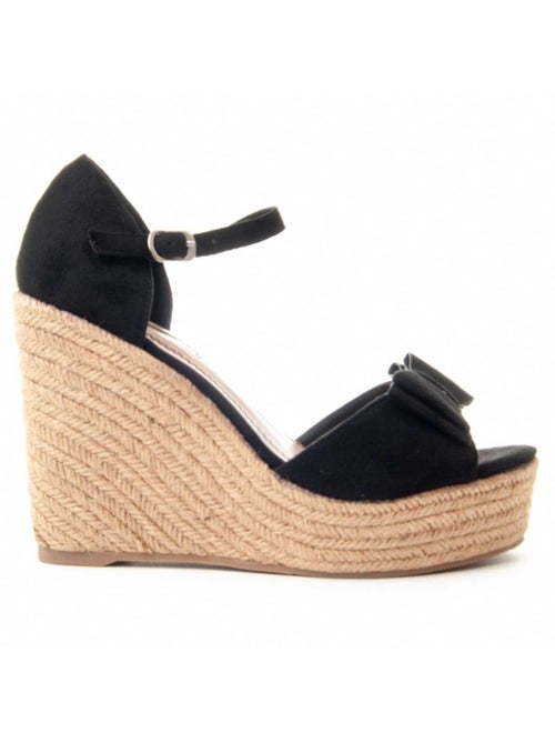 Sandalo Sparto Zeppa Tessuto Montevita - Kiabi