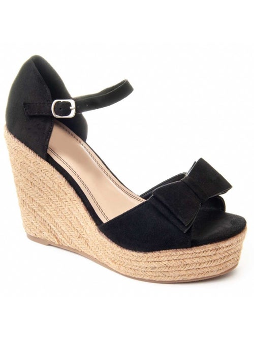 Sandalo Sparto Zeppa Tessuto Montevita - Kiabi