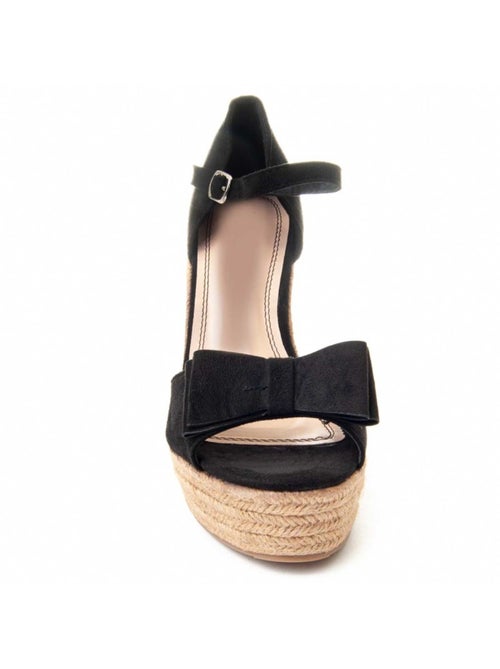 Sandalo Sparto Zeppa Tessuto Montevita - Kiabi