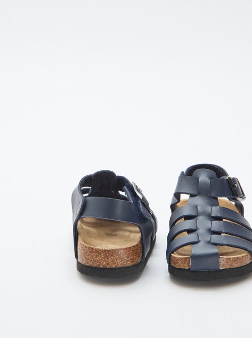 Sandalo stampato tinta unita con cinturini - Kiabi