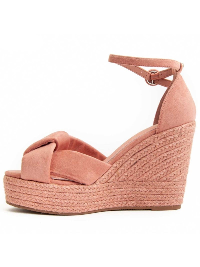 Sandalo Zeppa Materiale Sintetico Montevita Rosa - Kiabi
