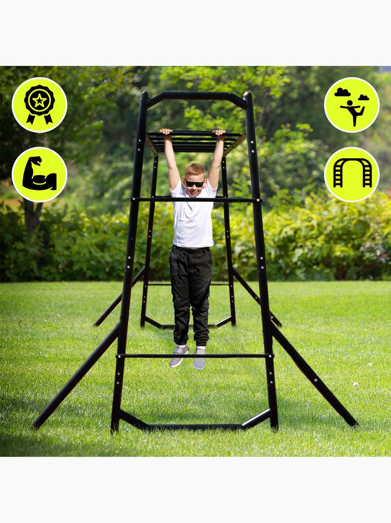 Sbarra da ginnastica hypermotion swing hyp21 per bambini e adulti Argento - Kiabi