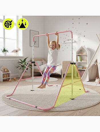 Sbarra da ginnastica regolabile e pieghevole hypermotion per bambini