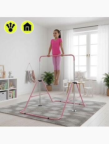 Sbarra da ginnastica regolabile e pieghevole hypermotion per bambini