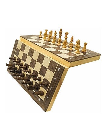 Scacchi in legno magnetici pieghevoli