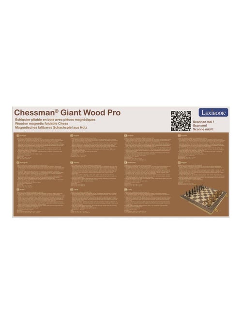 Scacchi in legno magnetici pieghevoli - Kiabi