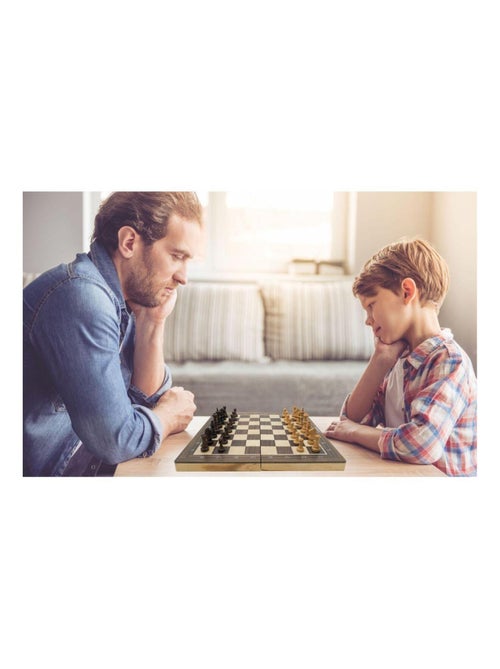 Scacchi in legno magnetici pieghevoli - Kiabi