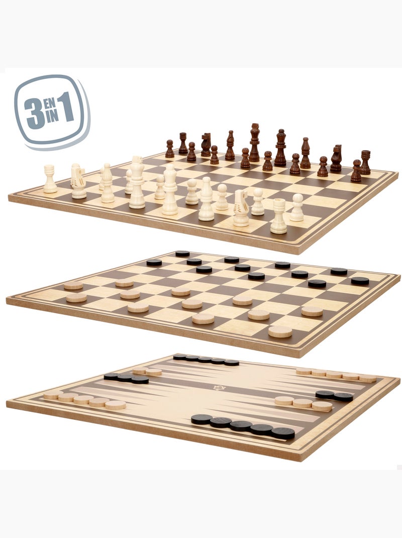 Scacchiera 3-in-1 cb games N/D - Kiabi