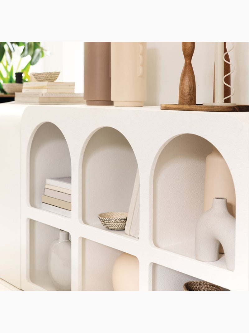 Scaffale con 6 nicchie in legno Bianco - Kiabi