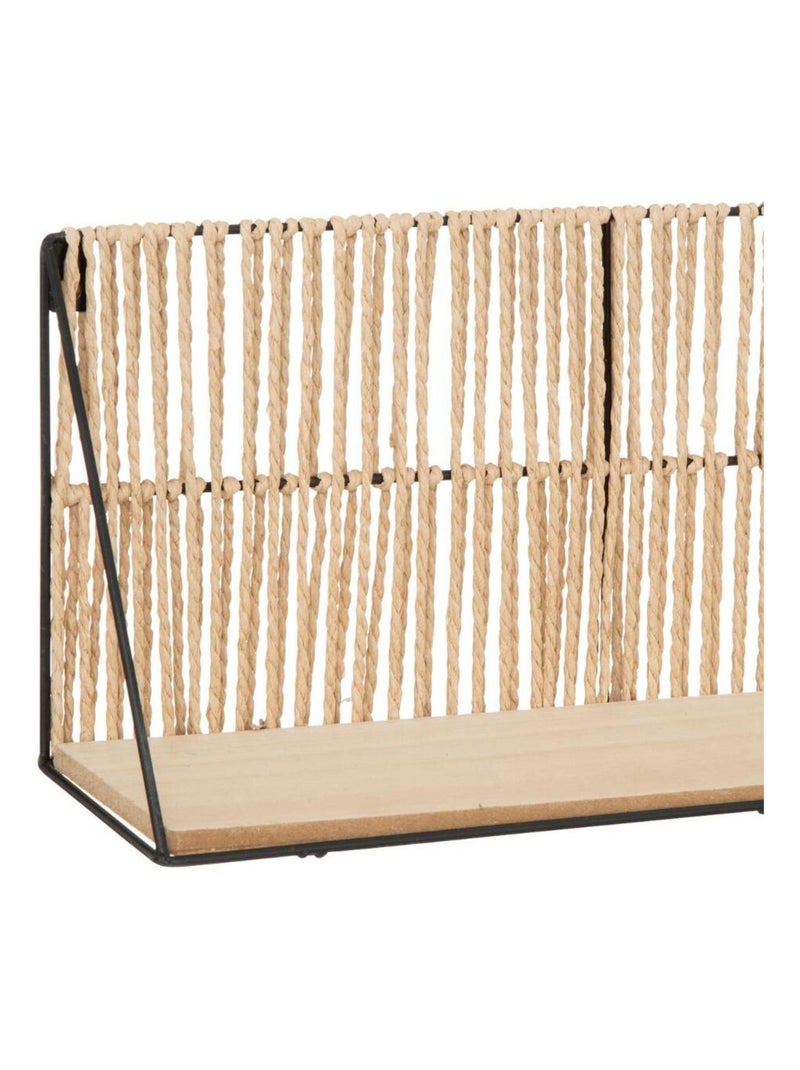 Scaffale in corda e metallo Beige - Kiabi