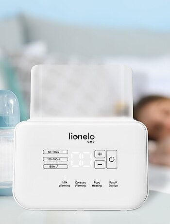 Scalda biberon Lionelo Thermup Double 6 in 1 - Riscalda due biberon - Veloce e intuitivo