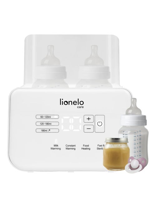 Scalda biberon Lionelo Thermup Double 6 in 1 - Riscalda due biberon - Veloce e intuitivo - Kiabi