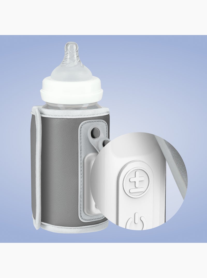 Scalda biberon portatile LIONELO Thermup Go - USB - Mantiene i biberon caldi fino a 24 ore - Senza B Grigio - Kiabi