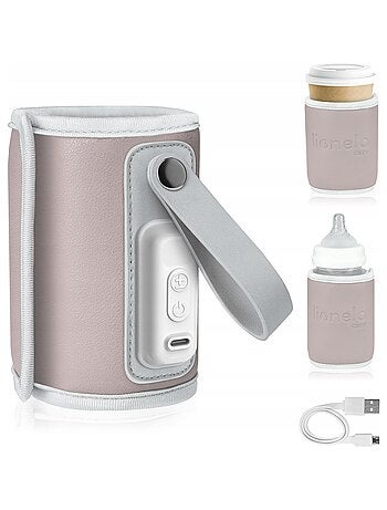 Scalda biberon portatile LIONELO Thermup Go - USB - Mantiene i biberon caldi fino a 24 ore - Senza B