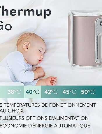 Scalda biberon portatile LIONELO Thermup Go - USB - Mantiene i biberon caldi fino a 24 ore - Senza B