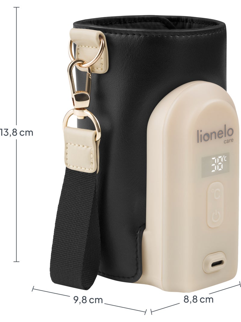 Scalda biberon portatile LIONELO Thermup Go Evo - USB - Per biberon in plastica e vetro ⌀50-80 mm Nero - Kiabi