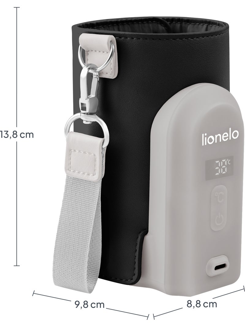 Scalda biberon portatile LIONELO Thermup Go Evo - USB - Per biberon in plastica e vetro ⌀50-80 mm Nero Nero - Kiabi