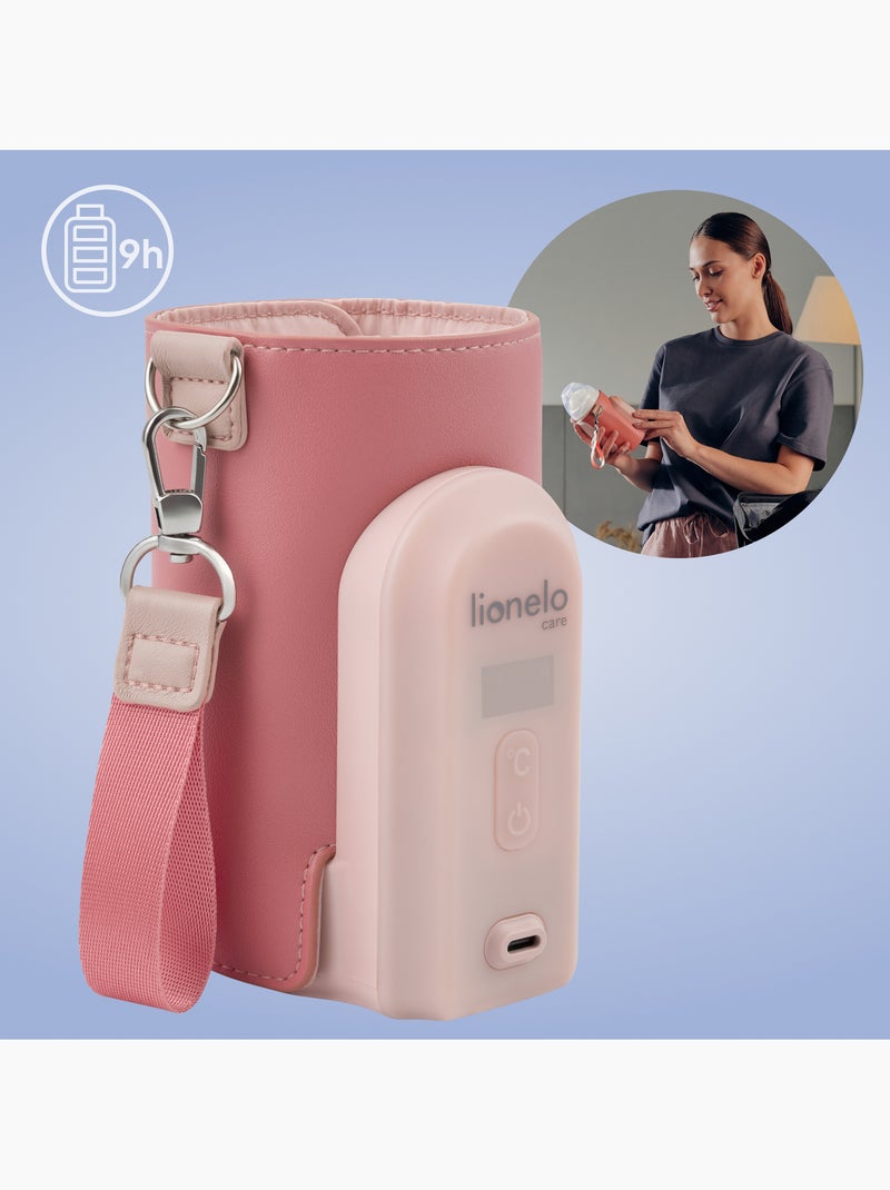 Scalda biberon portatile LIONELO Thermup Go Evo - USB - Per biberon in plastica e vetro ⌀50-80 mm Rosa - Kiabi