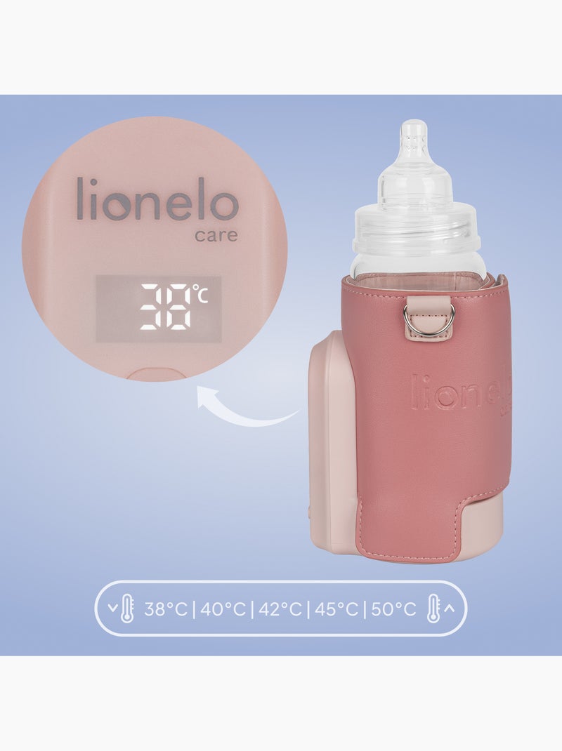 Scalda biberon portatile LIONELO Thermup Go Evo - USB - Per biberon in plastica e vetro ⌀50-80 mm Rosa - Kiabi